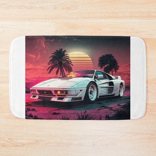 Item preview, Testarossa Synthwave Retro Car designed and sold by yaekus.