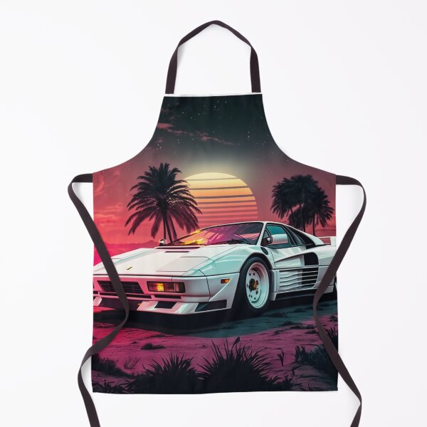 Item preview, Testarossa Synthwave Retro Car designed and sold by yaekus.