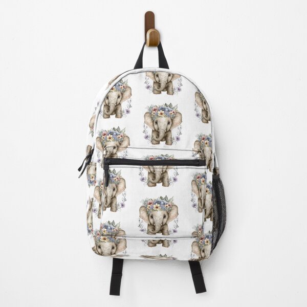 Item preview, Baby elephant with flowers designed and sold by luisraultg.