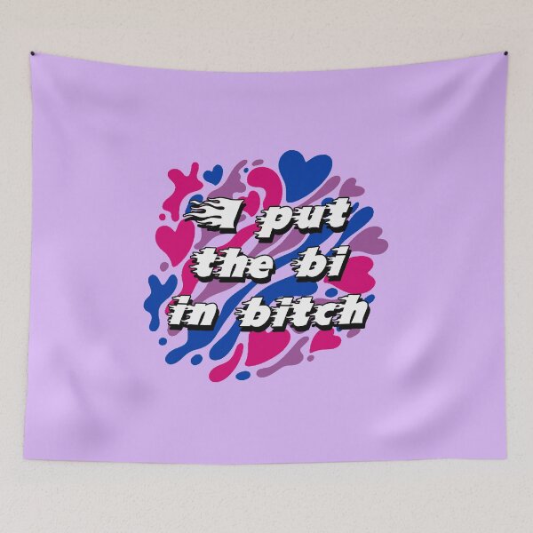 Item preview, I Put The Bi In Bitch Bi Pride designed and sold by everything4eva.