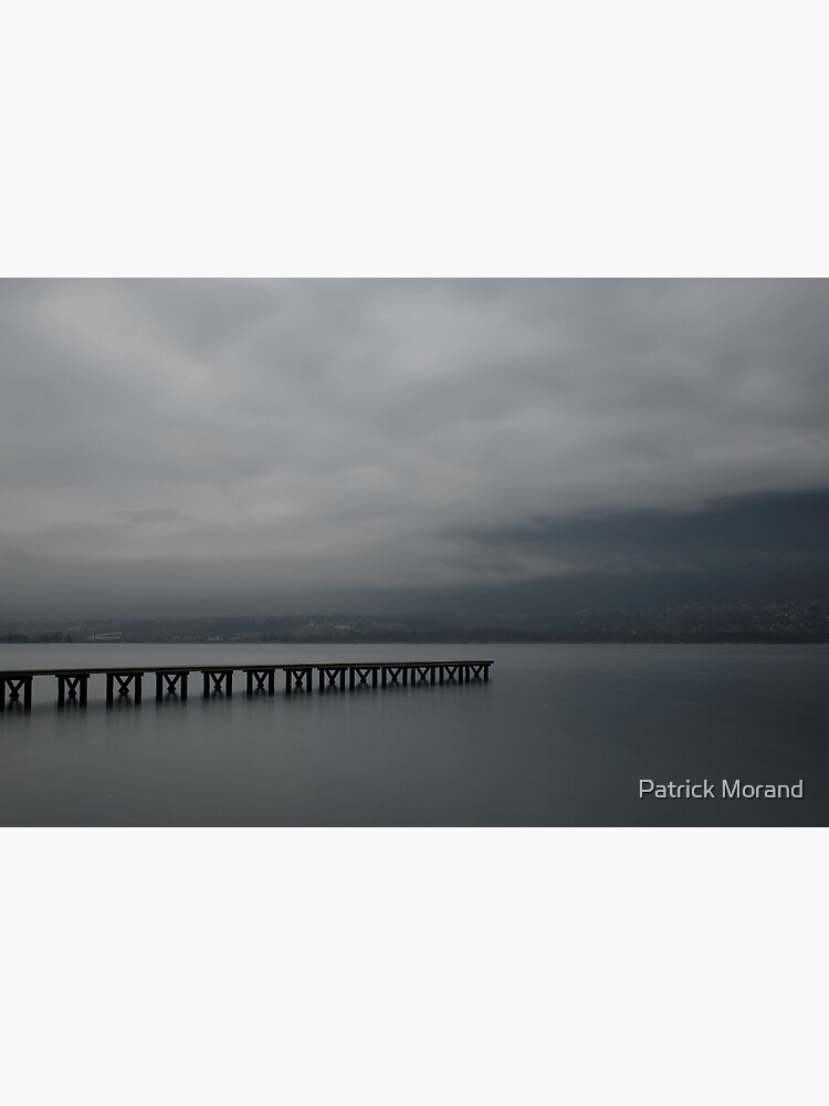 Thumbnail 3 of 3, Photographic Print, A gray sky over the lake designed and sold by patmo.