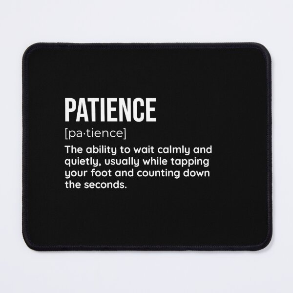 Item preview, Patience is a Virtue - A Humorous Definition designed and sold by SimpliText.