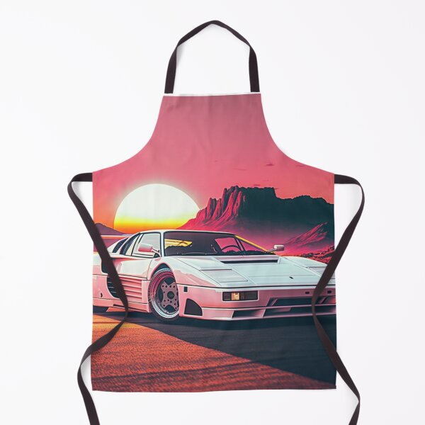 Item preview, Testarossa Synthwave Retro Car designed and sold by yaekus.