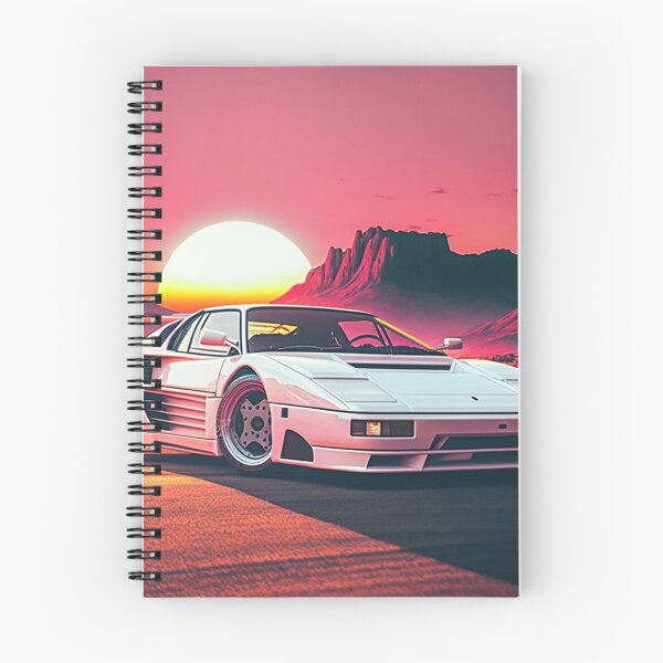 Item preview, Testarossa Synthwave Retro Car designed and sold by yaekus.