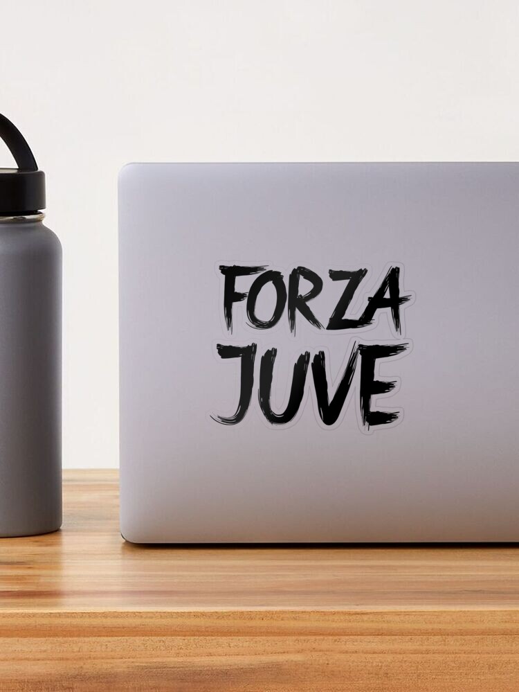 Forza Juve White Black Sticker for Sale by VRedBaller