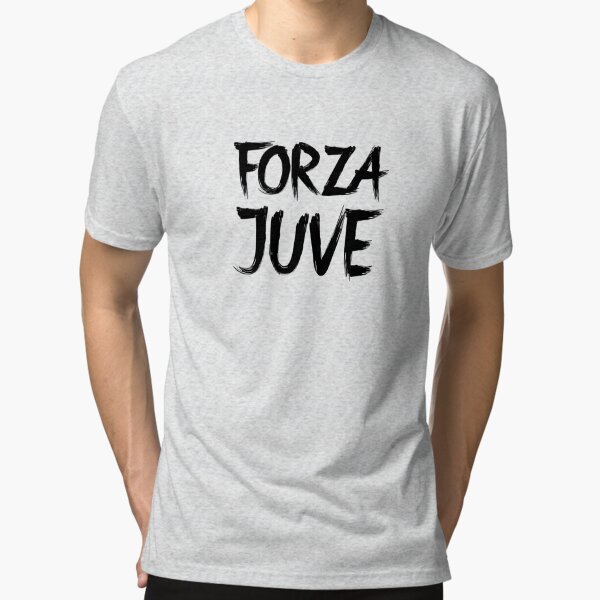Forza Juve Tri-blend T-Shirt by lounesartdessin