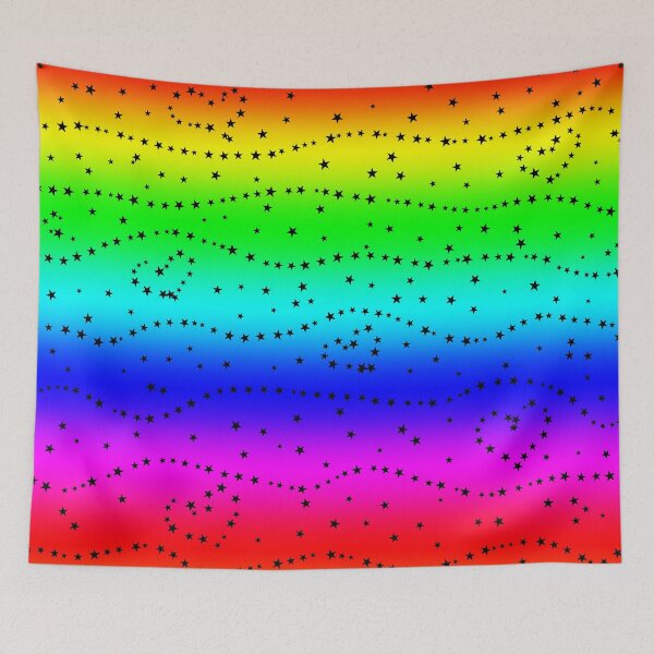 Item preview, Rainbow and stars pattern  designed and sold by AlinaSCorner.