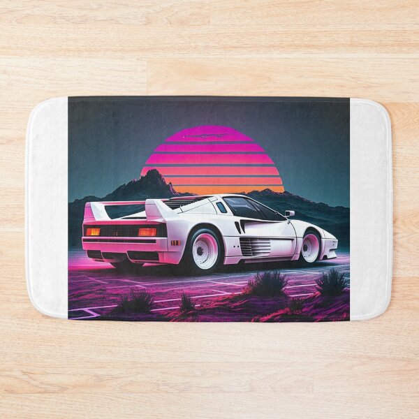 Item preview, Testarossa Synthwave Retro Car designed and sold by yaekus.