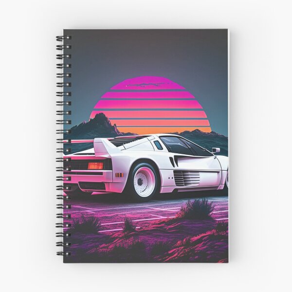 Item preview, Testarossa Synthwave Retro Car designed and sold by yaekus.