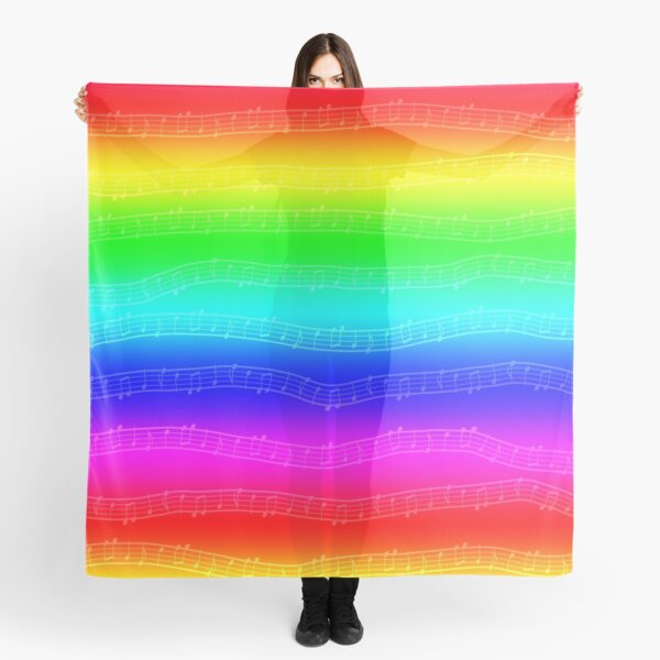Item preview, Rainbow musical pattern  designed and sold by AlinaSCorner.