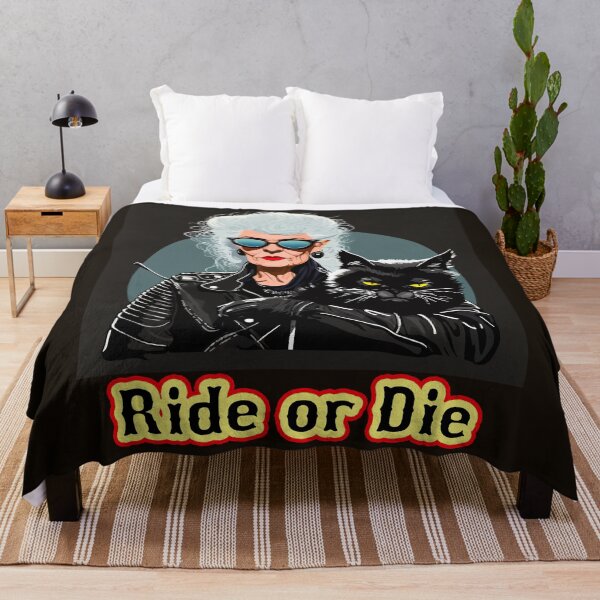 Item preview, Ride or Die Cat Mom designed and sold by Tanis-Tweedale.