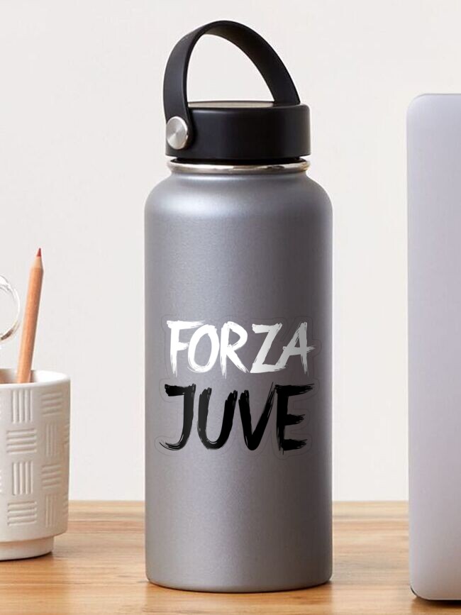 Forza Juve White Black Sticker for Sale by VRedBaller
