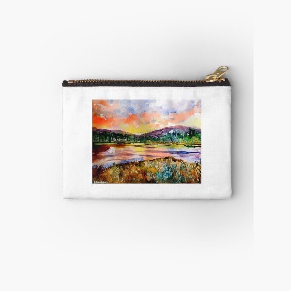 Item preview, Big Bear Lake Sunset Watercolor designed and sold by signaturelaurel.