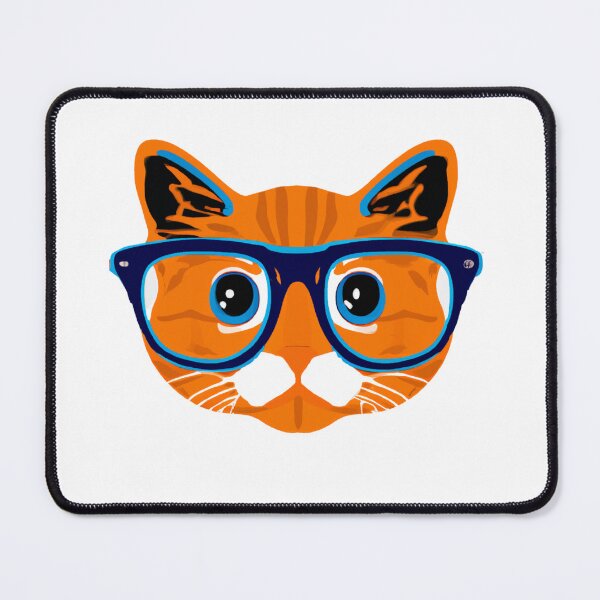 Item preview, Orange Cat With Glasses designed and sold by web3lab.