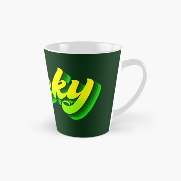 Item preview, Trendy Retro Lemon Green Lucky Lettering Gothic Saint Patrick's Day Feeling Lucky designed and sold by Alahyane Said.