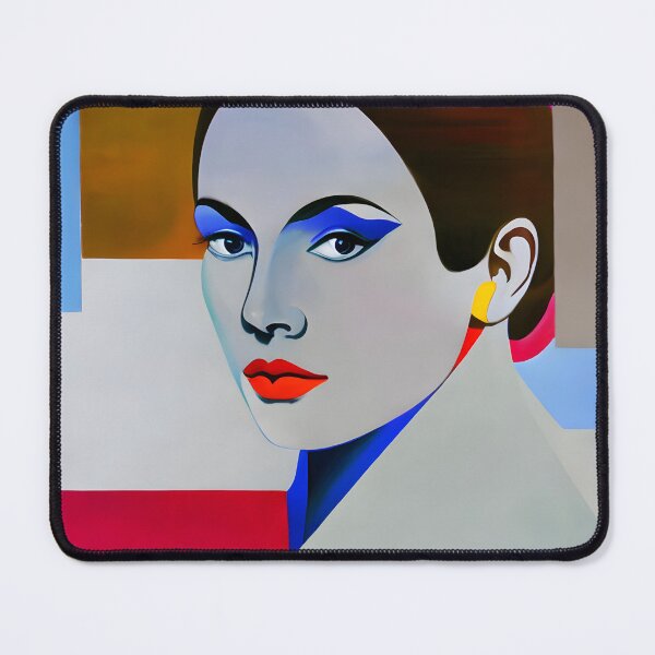 Item preview, Red Lips, Blue Hues, and Geometric Grooves designed and sold by ElLocoMus.