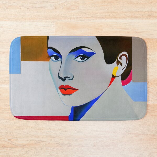 Item preview, Red Lips, Blue Hues, and Geometric Grooves designed and sold by ElLocoMus.