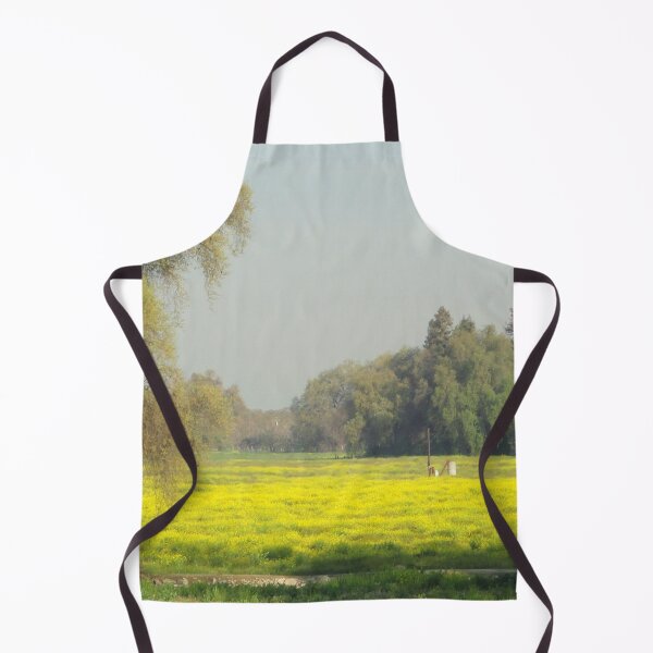 Item preview, FLORA #35 - Fields of Yellow Mustard Plants Framed by Trees designed and sold by DEL-Productions.