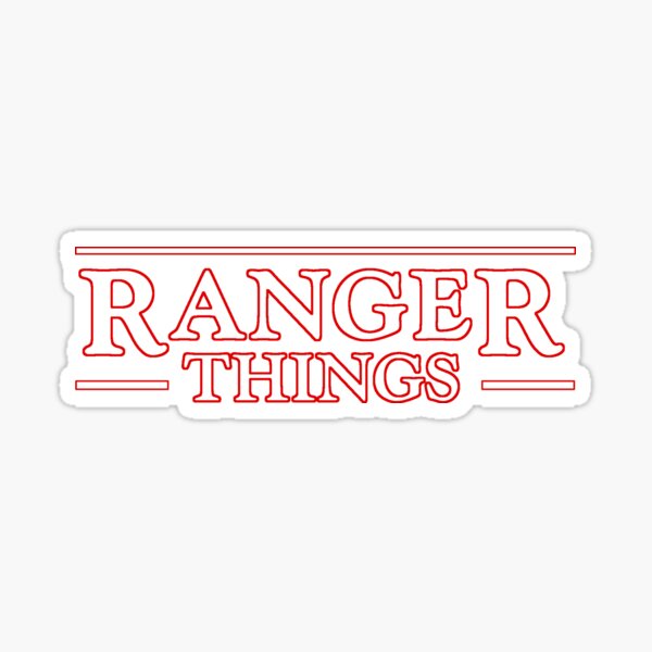 Ranger Things Sticker