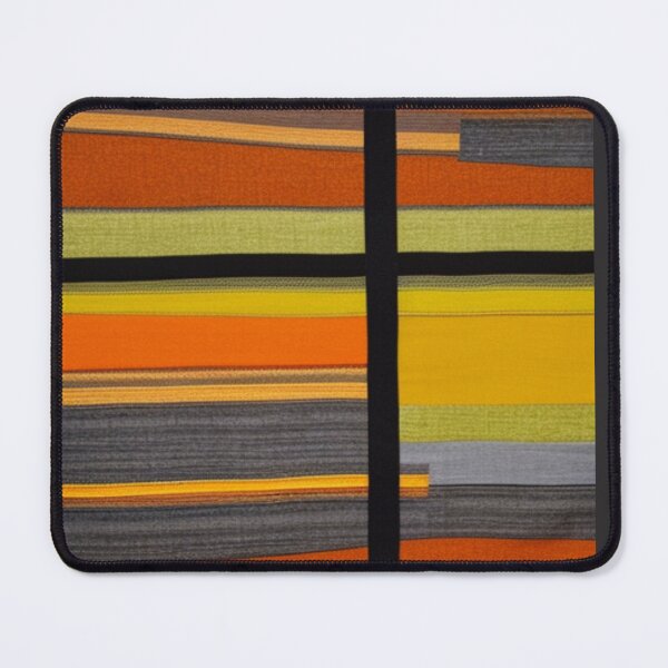 Item preview, Orange, Gold and Black Linen Abstract designed and sold by lifeinspired4u.