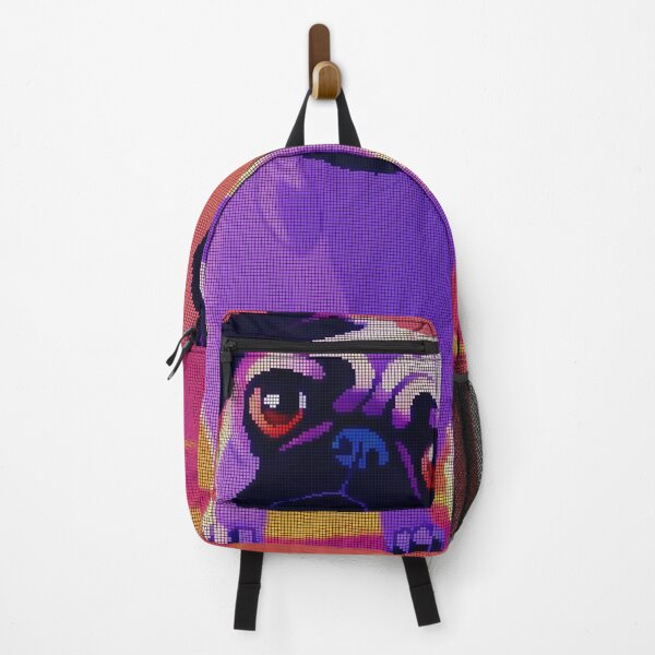 Item preview, Neon Colorful Abstract Pug 8-bit Pixel Art designed and sold by PixelDripped.