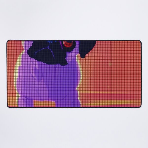 Item preview, Neon Colorful Abstract Pug 8-bit Pixel Art designed and sold by PixelDripped.