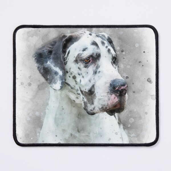 Item preview, Great Dane watercolor designed and sold by PetsArt.