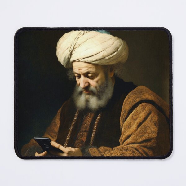 Item preview, Ottoman playing with his phone designed and sold by ersindesign.