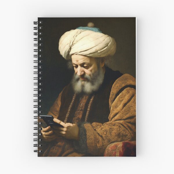 Item preview, Ottoman playing with his phone designed and sold by ersindesign.
