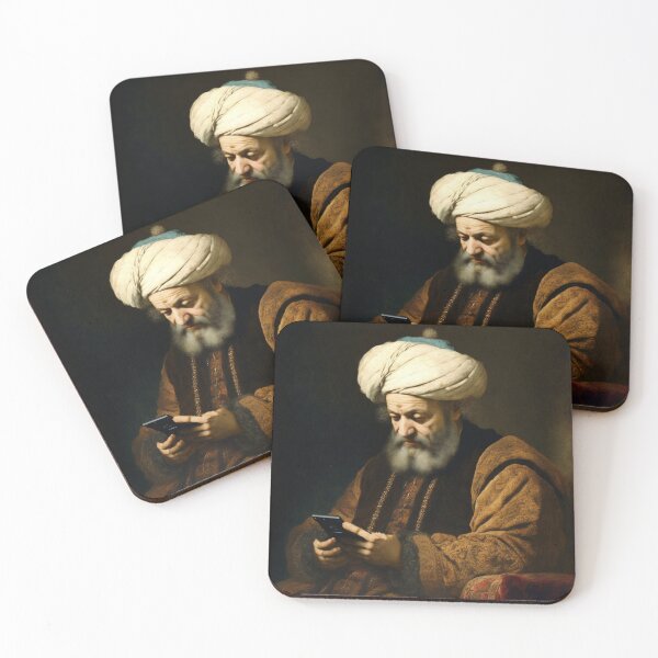 Item preview, Ottoman playing with his phone designed and sold by ersindesign.