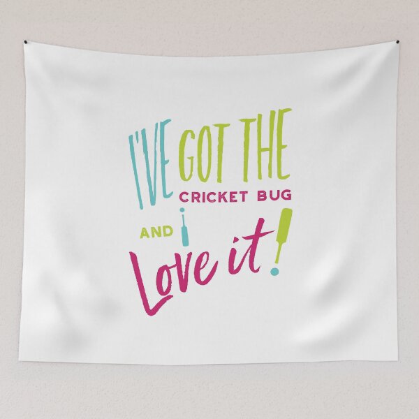 Item preview, Cricket Player Cricket Bug and Love It designed and sold by whyitsme.