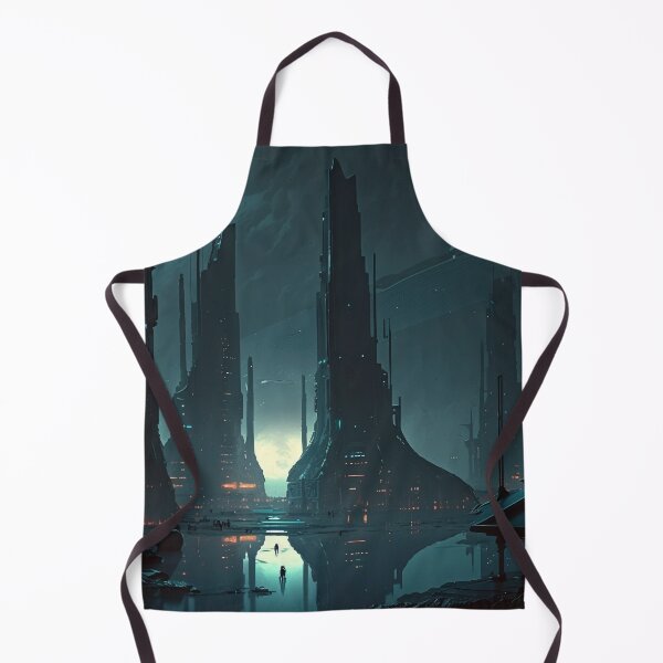 Item preview, Dark Futuristic City designed and sold by scollum.