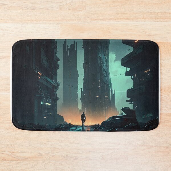 Item preview, Dark Futuristic City designed and sold by scollum.
