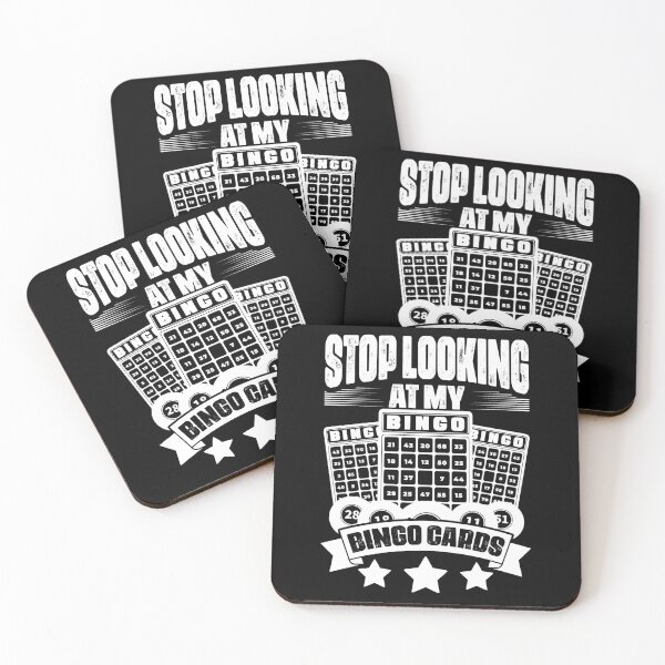 Item preview, Funny Stop Looking At My Bingo Cards Bingo Fans Bingo Player designed and sold by Nessshirts.