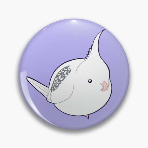 Artikelvorschau, Heavy Pied White Face Pearl Nymphensittich Borb entworfen und verkauft von FindingMindely.