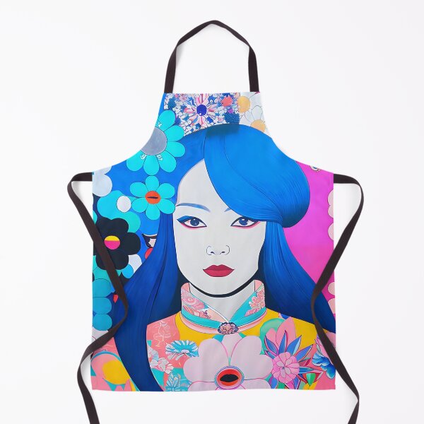 Item preview, The Blue-Haired Garden Goddess designed and sold by ElLocoMus.