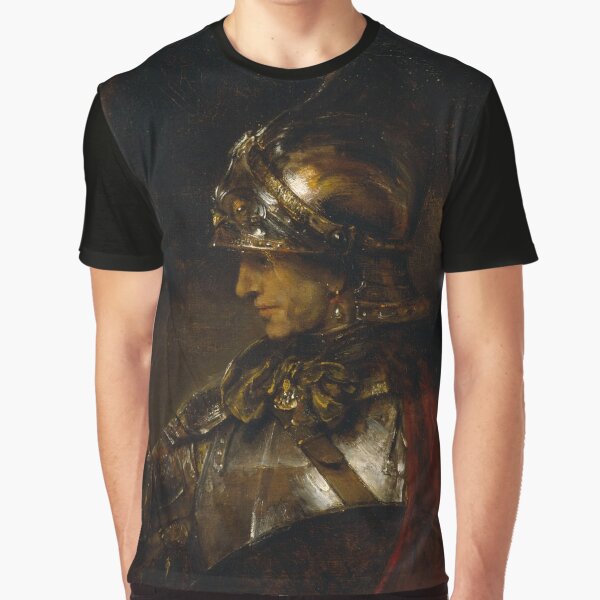 Rembrandt Harmenszoon van Rijn, "Alexander the Great (Man in Armour)", 1658 Graphic T-Shirt
