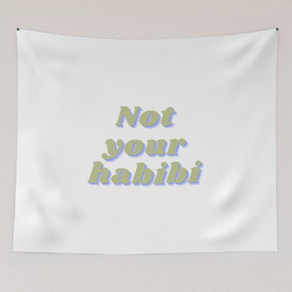 Item preview, Not your habibi Green Purple Colourful designed and sold by Pluto237.