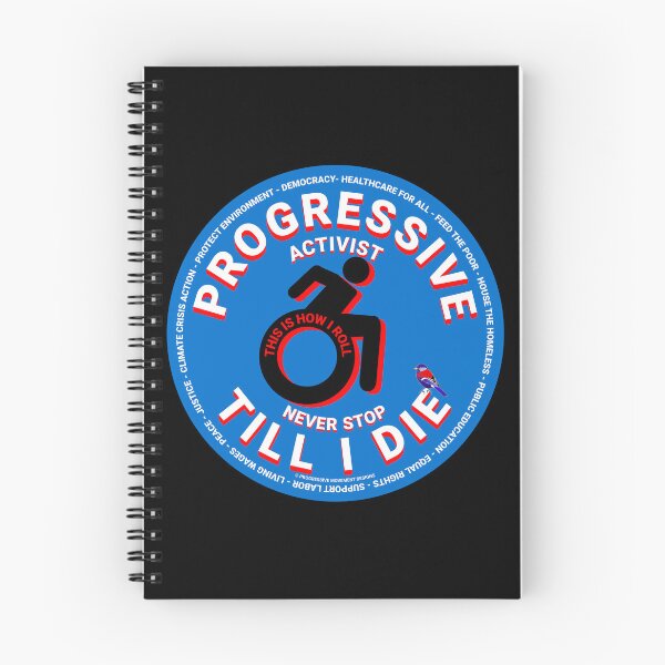 Item preview, PMD00441 Progressive Movement Designs black wheelchair symbol for African American Progressive activist or disability accessibility rights supporter designed and sold by ProgressiveLeft.