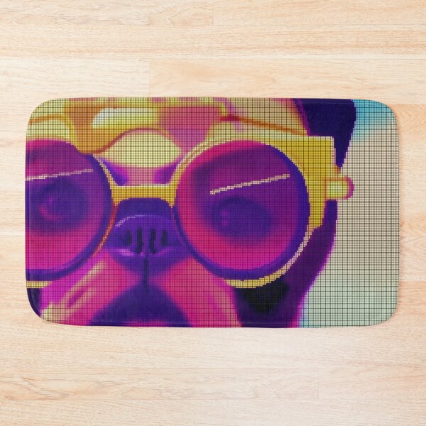 Item preview, Neon Colorful Abstract Pug 8-bit Pixel Art designed and sold by PixelDripped.