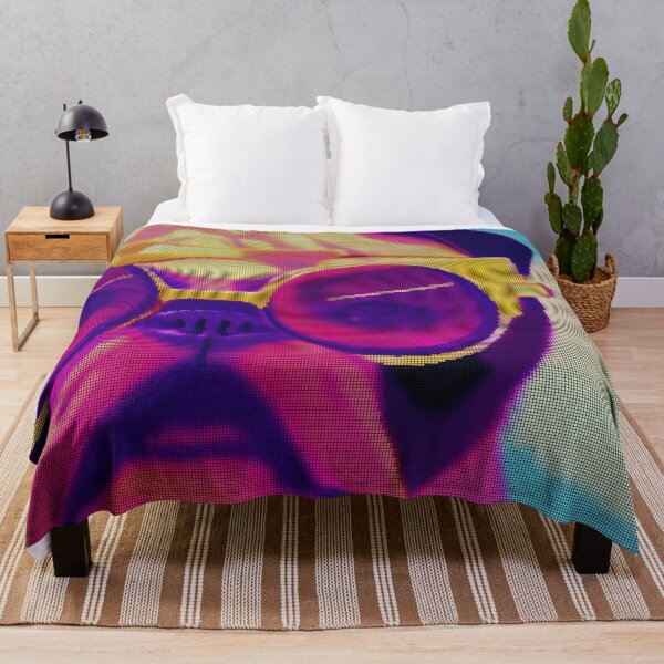 Item preview, Neon Colorful Abstract Pug 8-bit Pixel Art designed and sold by PixelDripped.