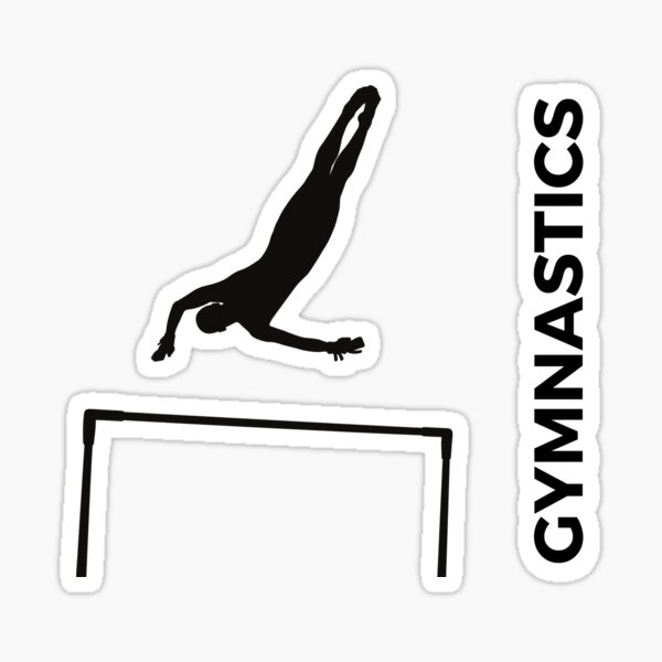 "Mens Gymnastics High Bar" Sticker for Sale by NCMDesigns Redbubble