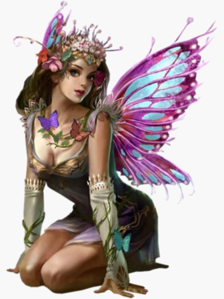 Copy of Fairy Dreams: Mesmerizing Designs for a Magical World Sticker by  WalidZitouni04