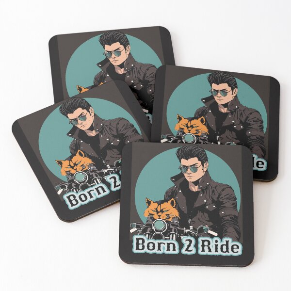 Item preview, Born 2 Ride Cat Dad designed and sold by Tanis-Tweedale.