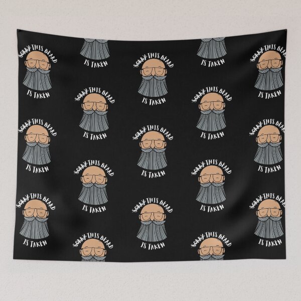 Item preview, SORRY THIS BEARD IS TAKEN, FUNNY VALENTINES DAY designed and sold by DanaMire.