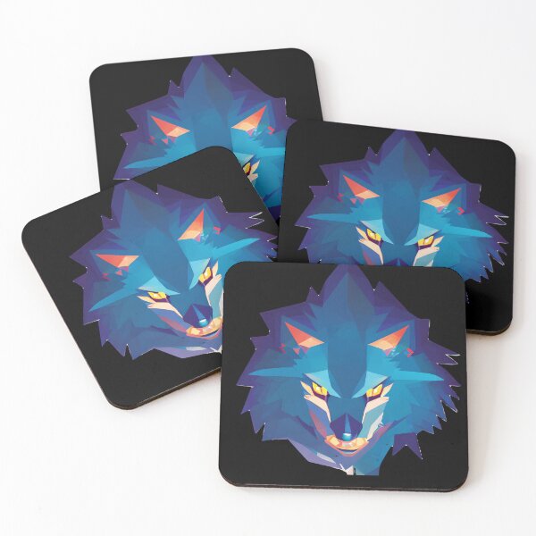 Item preview, Ice and Fire Gothic Geometric Mountain Wolf designed and sold by Goatonfire.