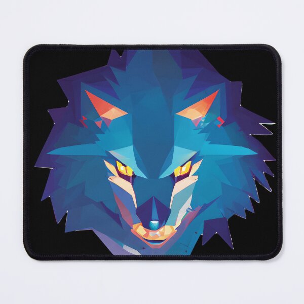Item preview, Ice and Fire Gothic Geometric Mountain Wolf designed and sold by Goatonfire.