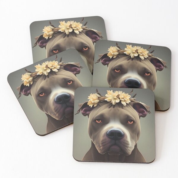 Artikelvorschau, Pitbull: Flower-Power entworfen und verkauft von ebrawne.