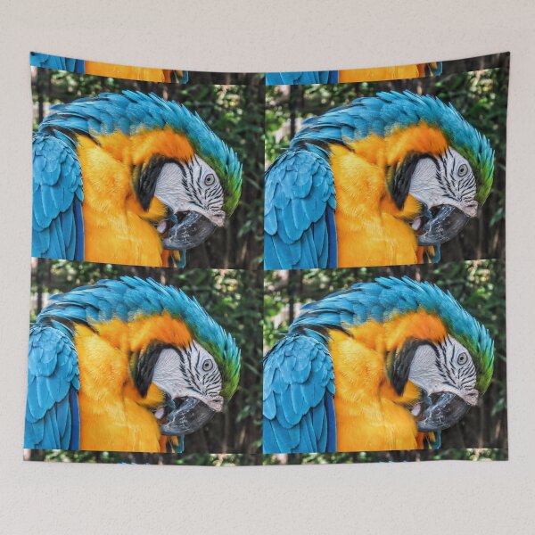 Item preview, Preening Macaw designed and sold by Markomark.