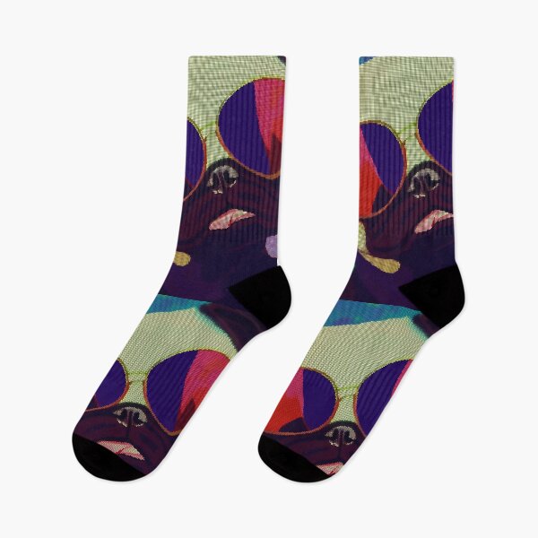 Item preview, Neon Colorful Abstract Pug 8-bit Pixel Art designed and sold by PixelDripped.